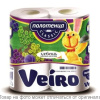Бум.полотенце "Veiro " в ассорт  2сл 2шт 1/12 1